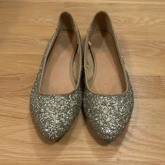 Old Navy Shoes Glitter Sparkle Flats Poshmark